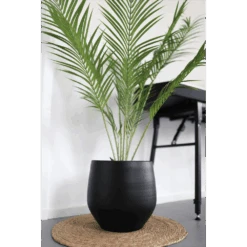 Bloempot Petra - D27 X H24cm - Mat Zwart 9 Bloempot Petra - D27 X H24cm - Mat Zwart -Flamingo Verkoop bloempot petra mat zwart 4 1