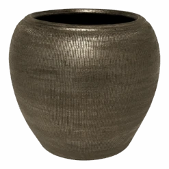 Bloempot Phoenix - D33 X H31cm - Zilver