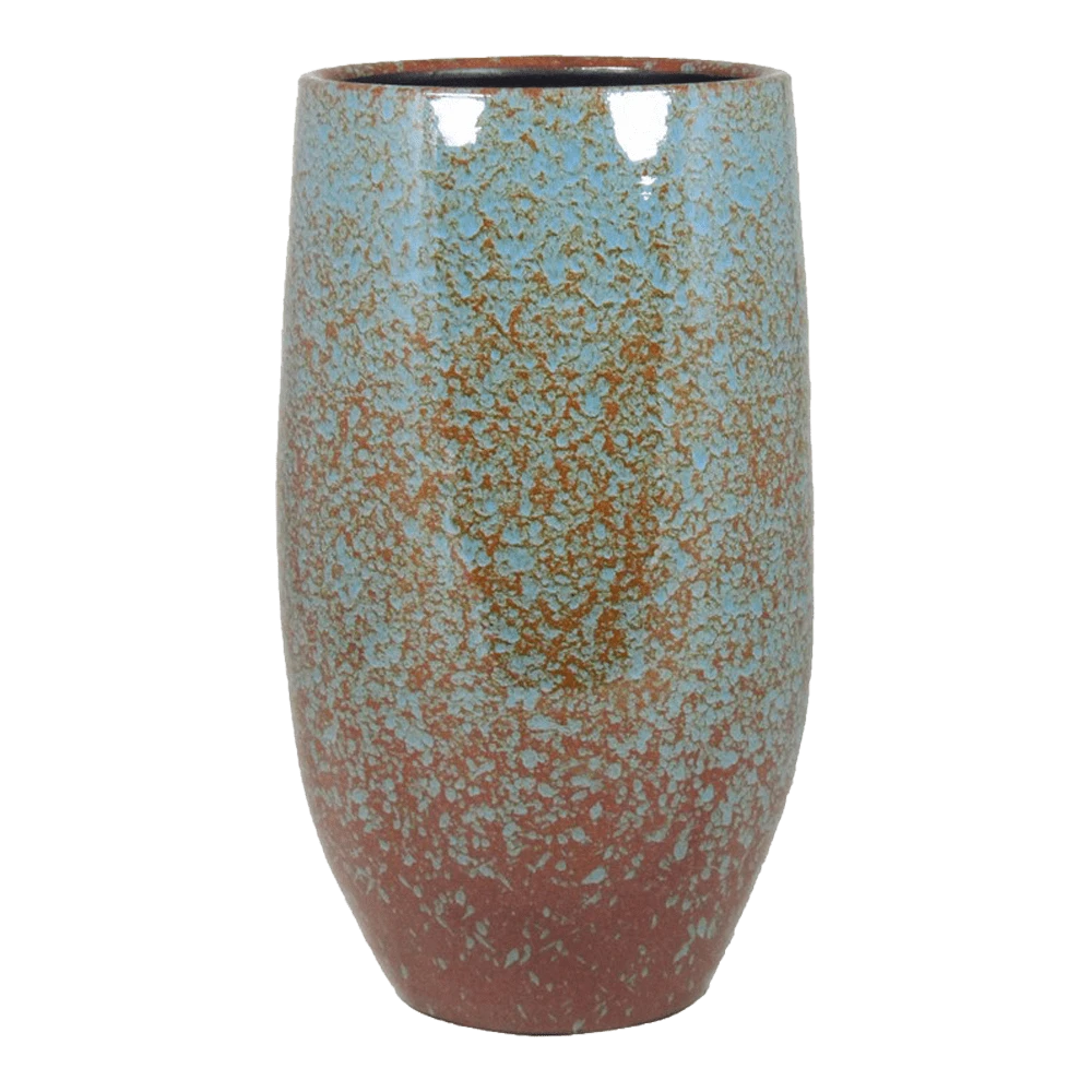 Bloempot Sepp Hoog - D18 X H35cm - Blauw 3 Bloempot Sepp Hoog - D18 X H35cm - Blauw