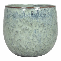 Bloempot Sierra - D16,5 X H13,5cm - Turquoise