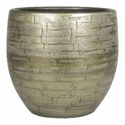 Bloempot Steef - D45 X H45cm - Industrieel Goud