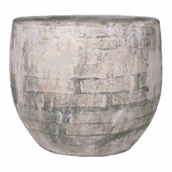 Bloempot Steef - D49 X H45cm - Creme Groen