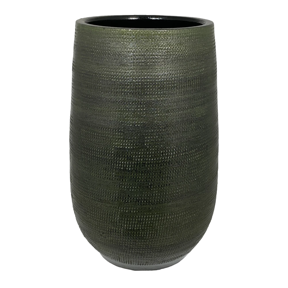 Bloempot Tokio Hoog - D38 X H90cm - Groen 3 Bloempot Tokio Hoog - D38 X H90cm - Groen