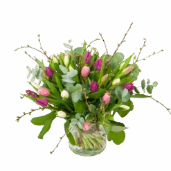 Boeket Kleurrijke Tulp Klein