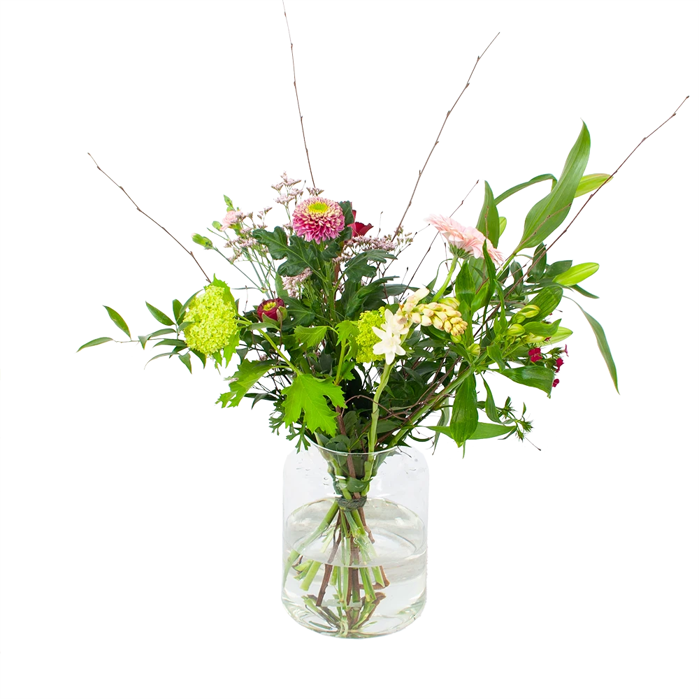 Boeket Roze Verrassing Klein 3 Boeket Roze Verrassing Klein