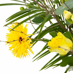 Boeket Vrolijk Geel Middel -Flamingo Verkoop boeket vrolijk geel boeketten 3