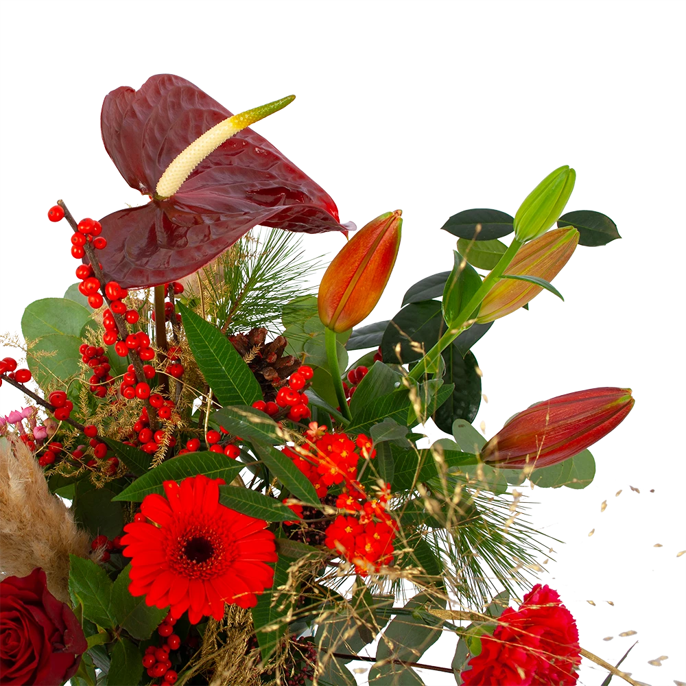 Boeket Winterse Pluim Middel 5 Boeket Winterse Pluim Middel - Afbeelding 3