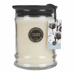 Bridgewater Candle Jar S White Cotton - Geurkaars