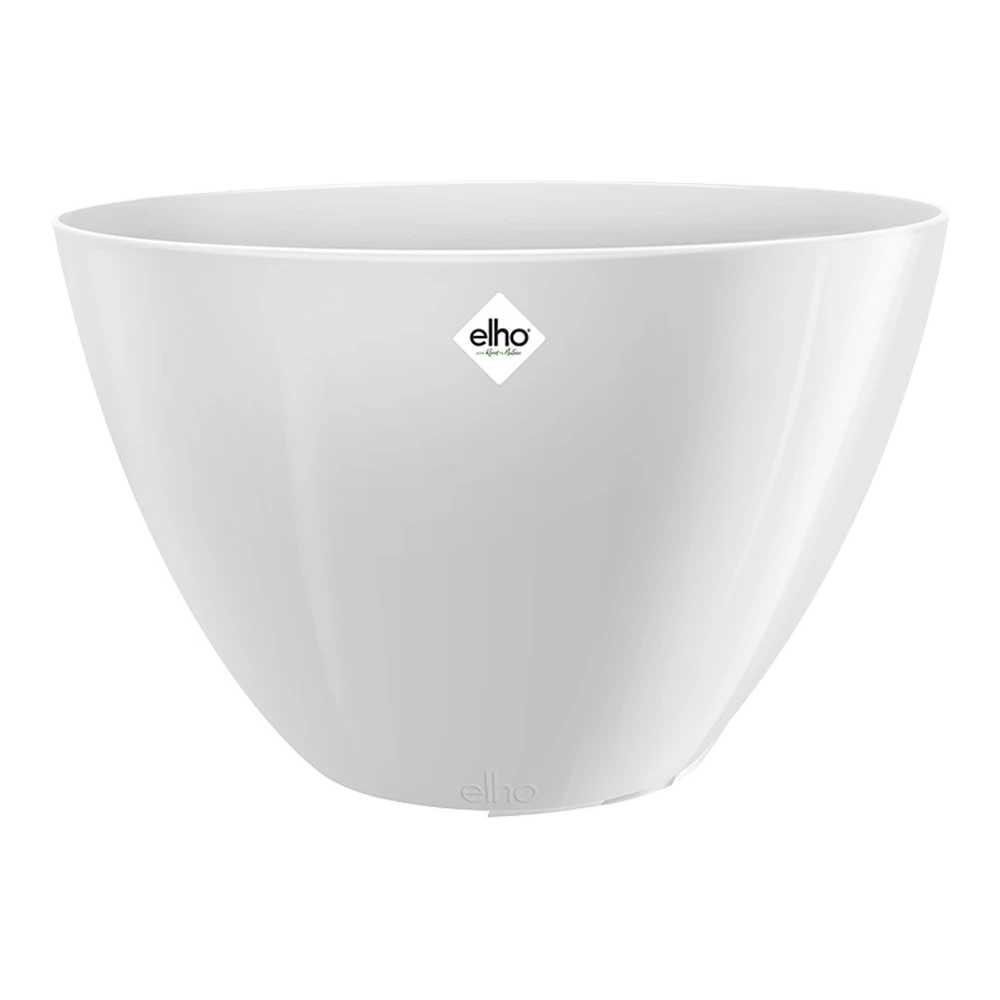 Bloempot Elho Brussels Diamond Ovaal Hoog 36cm - Wit 4 Bloempot Elho Brussels Diamond Ovaal Hoog 36cm - Wit - Afbeelding 2