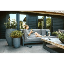 Capi Bloempot Hoog Nature Elegant Deluxe Rib NL - D45 X H72cm - Donkergrijs 5 Capi Bloempot Hoog Nature Elegant Deluxe Rib NL - D45 X H72cm - Donkergrijs -Flamingo Verkoop capi bloempot hoog nature elegant deluxe rib nl d45 x h72cm donkergrijs 6 1