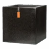 Capi Plantenbak Vierkant Lux Terrazo - L60 X B60 X H60cm - Zwart -Flamingo Verkoop capi plantenbak vierkant lux terrazo l60 x b60 x h60cm zwart plantenbak 1 1
