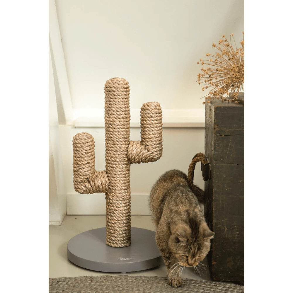 Krabpaal Houte Cactus - Taupe - 35x35x60cm - Designed By Lotte - Afbeelding 4