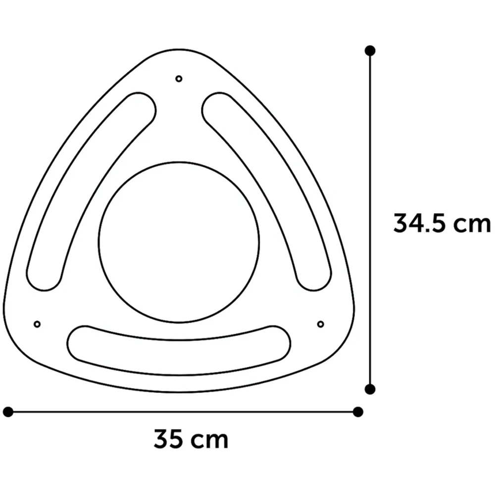 Flamingo Densi Driehoek - 35x34,5x4,5cm - Krabspeelgoed Kat 6 Flamingo Densi Driehoek - 35x34,5x4,5cm - Krabspeelgoed Kat - Afbeelding 4