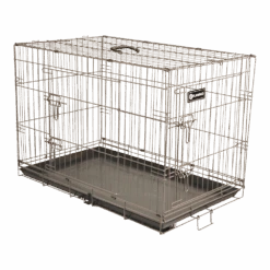 Flamingo Draadkooi Ebo Taupe - M - 47x77x55cm - Hondenbench