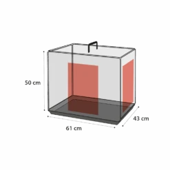 Flamingo Draadkooi Ebo Taupe - S - 43x61x50cm - Hondenbench -Flamingo Verkoop draadkooi ebo taupe s 43x61x50cm hondenbench 4