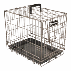 Flamingo Draadkooi Ebo Taupe - XS - 31x47x38cm - Hondenbench