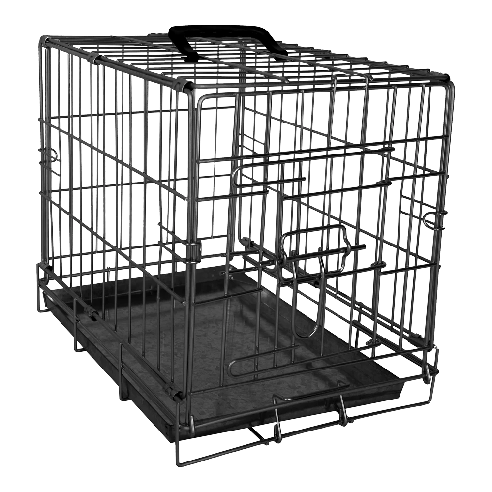 Flamingo Draadkooi Ebo Zwart - XS - 31x47x38cm - Hondenbench 3 Flamingo Draadkooi Ebo Zwart - XS - 31x47x38cm - Hondenbench