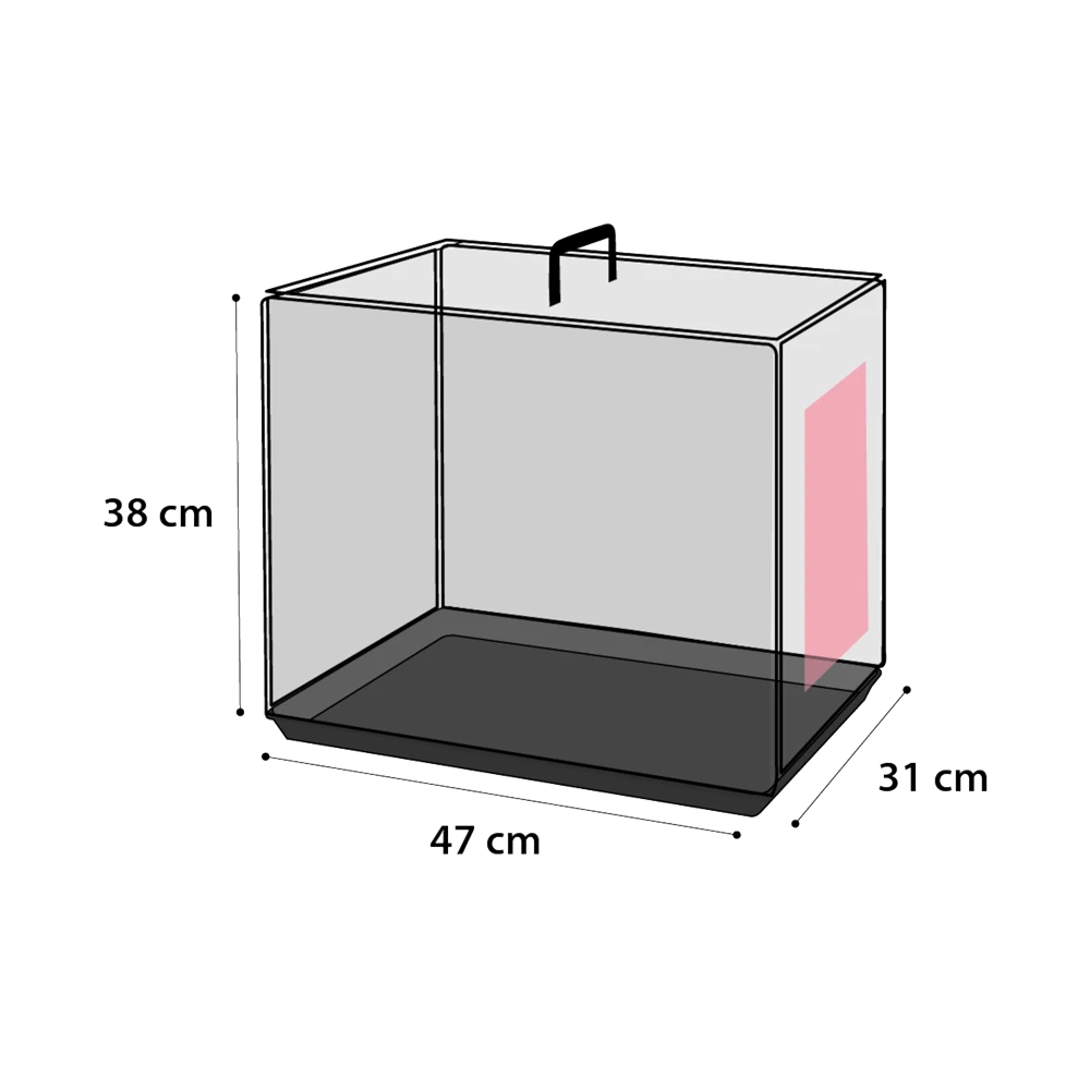 Flamingo Draadkooi Ebo Zwart - XS - 31x47x38cm - Hondenbench 4 Flamingo Draadkooi Ebo Zwart - XS - 31x47x38cm - Hondenbench - Afbeelding 2
