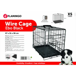 Flamingo Draadkooi Ebo Zwart - XS - 31x47x38cm - Hondenbench 9 Flamingo Draadkooi Ebo Zwart - XS - 31x47x38cm - Hondenbench -Flamingo Verkoop draadkooi ebo zwart xs 31x47x38cm hondenbench 4