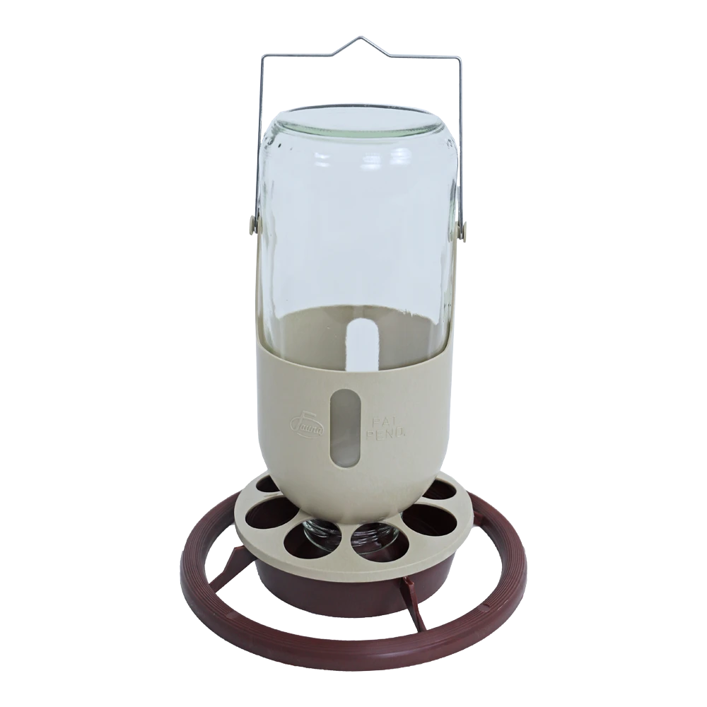 Drink- En Voederfontein Fauna Met Opstap - Transparant - Glas 3 Drink- En Voederfontein Fauna Met Opstap - Transparant - Glas