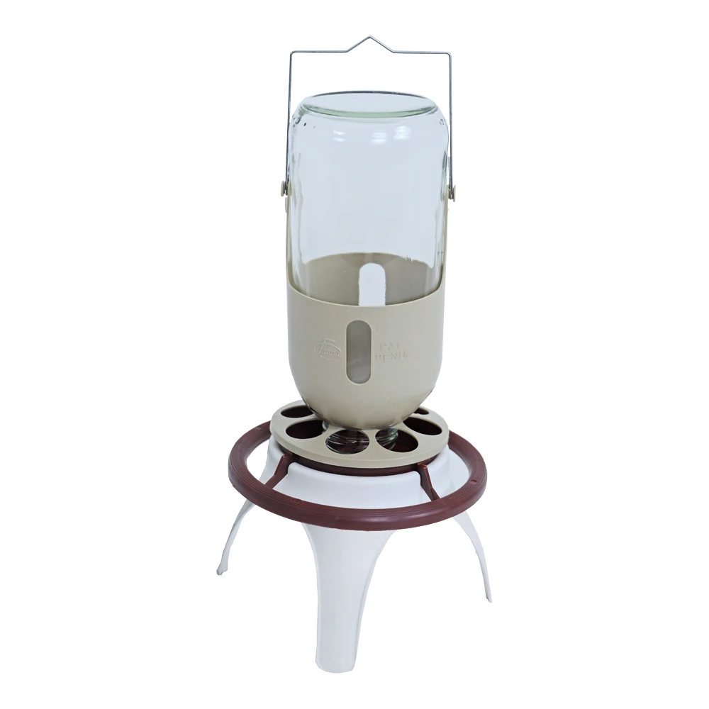 Drink- En Voederfontein Fauna Met Opstap - Transparant - Glas 4 Drink- En Voederfontein Fauna Met Opstap - Transparant - Glas - Afbeelding 2