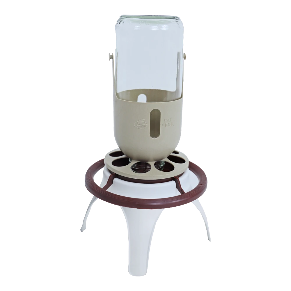 Drink- En Voederfontein Fauna Met Opstap - Transparant - Glas 5 Drink- En Voederfontein Fauna Met Opstap - Transparant - Glas - Afbeelding 3