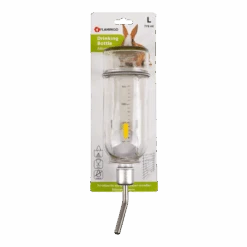 Flamingo Drinkfles Transparant Glas Knaagdier - 770ml