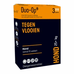 Duo-Op - 400mg - Hond Vanaf 25kg - Anti Vlooien En Tekenmiddel - 3 Pipetten
