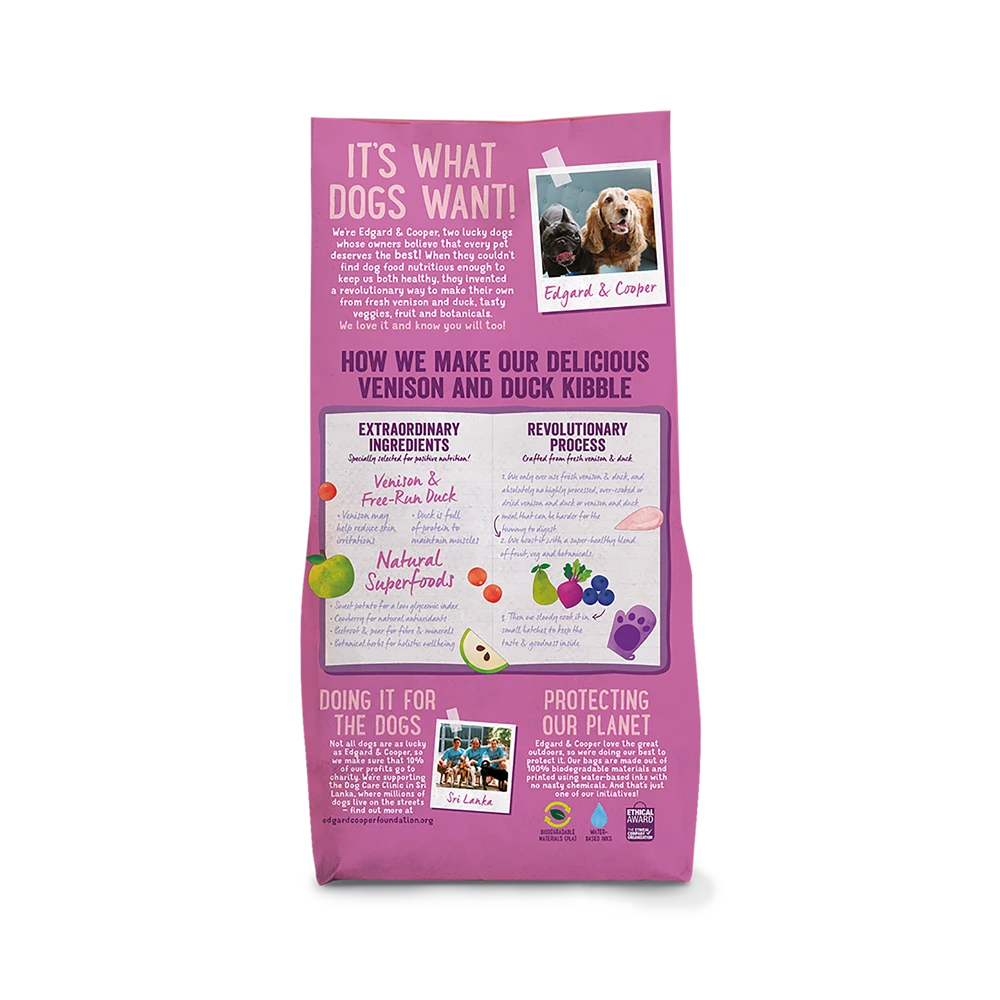 Edgard & Cooper - Hert & Scharreleend - Volwassen - Hondenvoer - 7kg 4 Edgard & Cooper - Hert & Scharreleend - Volwassen - Hondenvoer - 7kg - Afbeelding 2