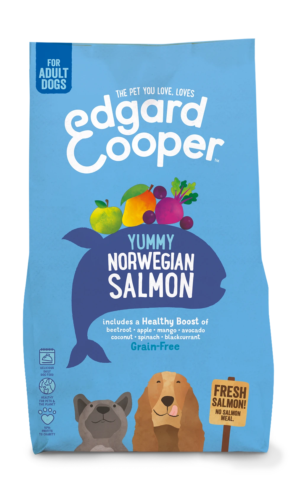 Edgard & Cooper - Verse Noorse Zalm - Volwassen - Hondenvoer - 2,5kg
