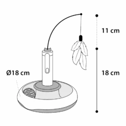 Flamingo Elektronische Ballenbaan Met Veer En Bal - 18x18cm -Flamingo Verkoop elektronische ballenbaan met veer en bal 18x18cm 5