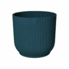 Bloempot Elho Vibes Fold Rond - D22 X H20cm - Diepblauw -Flamingo Verkoop elho vibes fold rond 22 blauw d22 h20cm bloempot diepblauw 1 13
