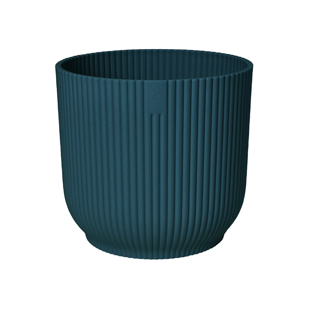 Bloempot Elho Vibes Fold Rond - D22 X H20cm - Diepblauw