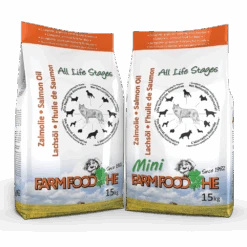 Farm Food HE Zalmolie - Hondenvoer - 15kg -Flamingo Verkoop farm food he zalmolie 15kg hondenvoer 6 3
