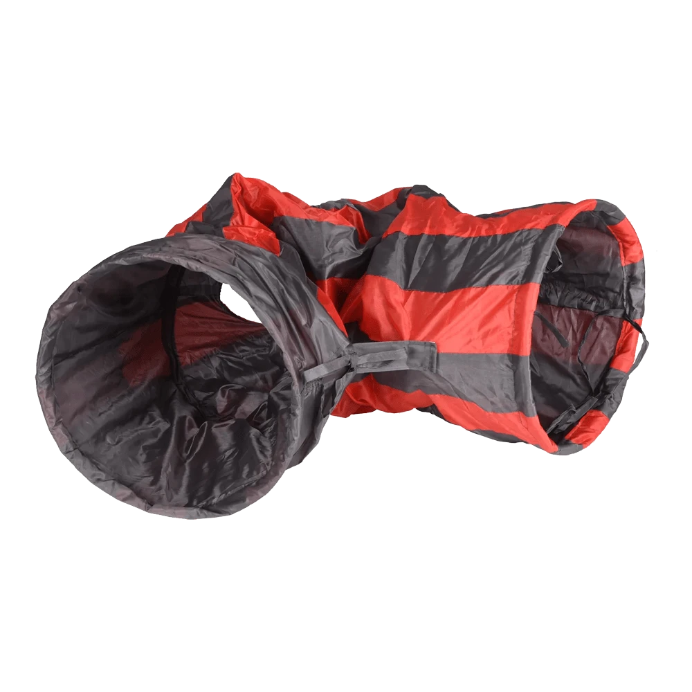 Flamingo Feline Cruiser Nylon 90cm - Rood/grijs- U00f825cm 5 Flamingo Feline Cruiser Nylon 90cm - Rood/grijs- U00f825cm - Afbeelding 3