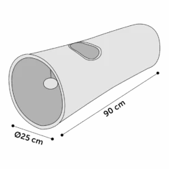 Flamingo Feline Cruiser Nylon 90cm - Rood/grijs- U00f825cm 11 Flamingo Feline Cruiser Nylon 90cm - Rood/grijs- U00f825cm -Flamingo Verkoop feline cruiser nylon 90cm rood grijs d25cm 5