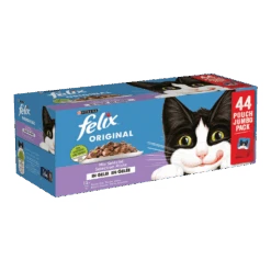 Felix Multibox Original - Mix Selectie In Gelei - Kattenvoer - 44x85g