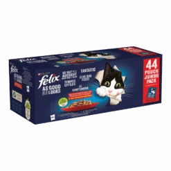 PURINAu00ae FELIXu00ae Elke Dag Feest - Adult - Countryside Selectie In Gelei - Kattenvoer - Multipack 44 X 85 Gr