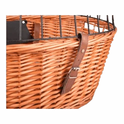 Flamingo Fietsmand Stuur Canna - Bruin -Flamingo Verkoop fietsmand stuur canna bruin kunststof 3