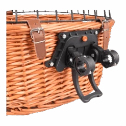 Flamingo Fietsmand Stuur Canna - Bruin -Flamingo Verkoop fietsmand stuur canna bruin kunststof 4