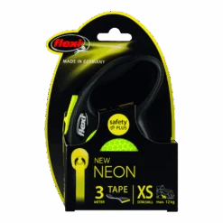 Flexi Rollijn Neon - Tape 3m - XS 12KG - Hondenriem -Flamingo Verkoop flexi rollijn neon tape 3m xs 12kg hondenriem 2 5