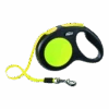 Flexi Rollijn Neon - Tape 5m - M 25KG - Hondenriem -Flamingo Verkoop flexi rollijn neon tape 5m m 25kg hondenriem 1 5