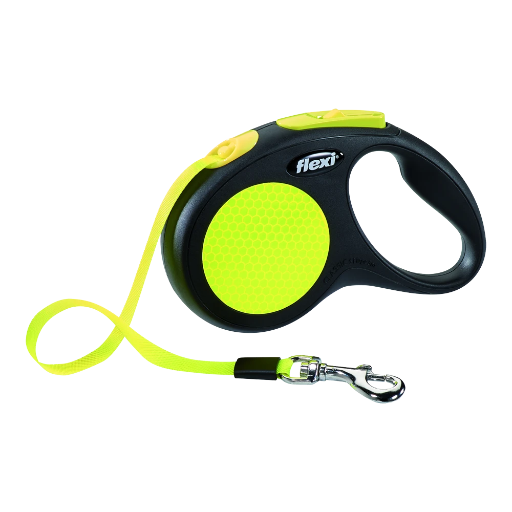 Flexi Rollijn Neon - Tape 5m - S 15KG - Hondenriem 3 Flexi Rollijn Neon - Tape 5m - S 15KG - Hondenriem