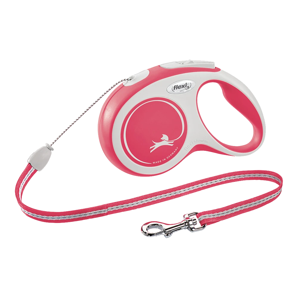 Flexi Rollijn New Comfort Rood - Koord 8m - S 12KG - Hondenriem 3 Flexi Rollijn New Comfort Rood - Koord 8m - S 12KG - Hondenriem