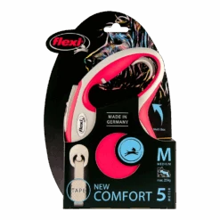 Flexi Rollijn New Comfort Rood - Tape 5m - M 25KG - Hondenriem 6 Flexi Rollijn New Comfort Rood - Tape 5m - M 25KG - Hondenriem -Flamingo Verkoop flexi rollijn new comfort rood tape 5m m 25kg hondenriem 2 5