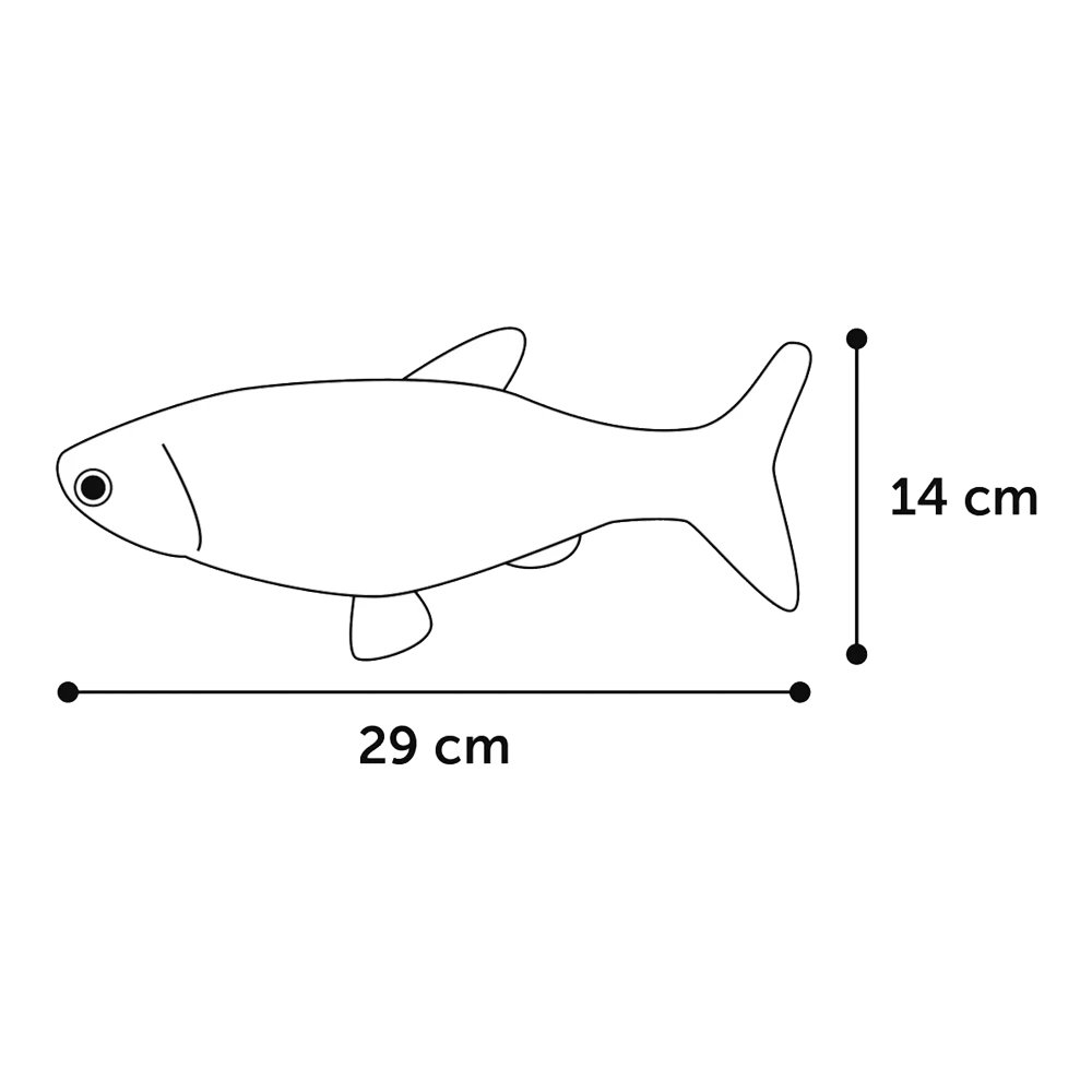 Flamingo Flounder Bewegende Vis - Grijs 8 Flamingo Flounder Bewegende Vis - Grijs - Afbeelding 6