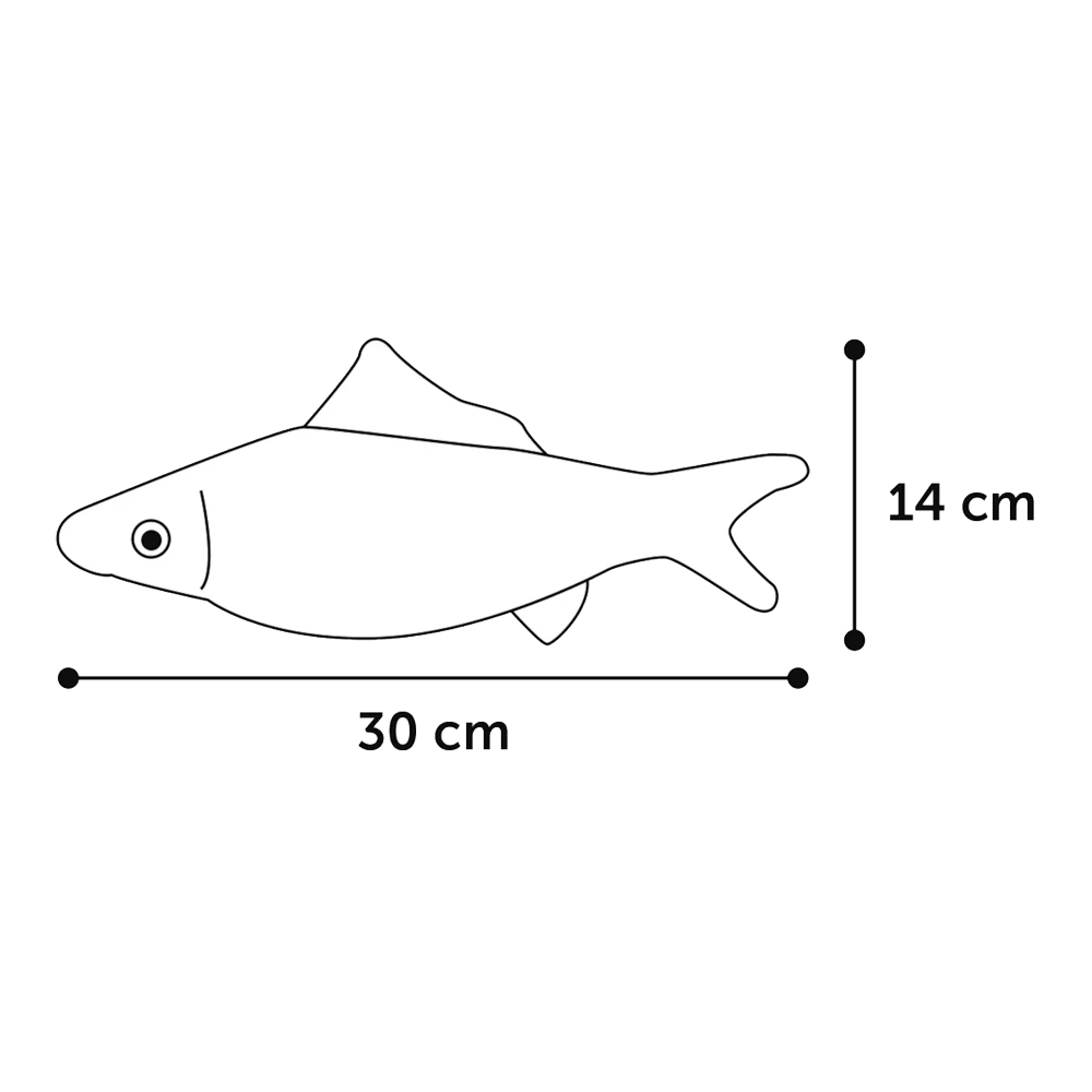 Flamingo Flounder Bewegende Vis - Oranje 8 Flamingo Flounder Bewegende Vis - Oranje - Afbeelding 6