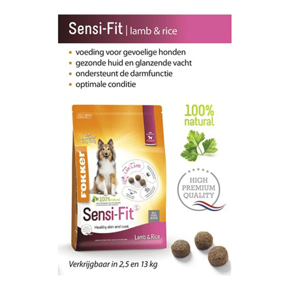 Fokker Dog Sensi-Fit - Hondenvoer - 13kg 4 Fokker Dog Sensi-Fit - Hondenvoer - 13kg - Afbeelding 2