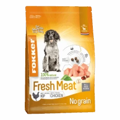 Fokker + Fresh Meat - Hondenvoer - 13kg