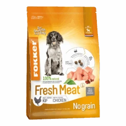 Fokker + Fresh Meat - Hondenvoer - 2,5kg